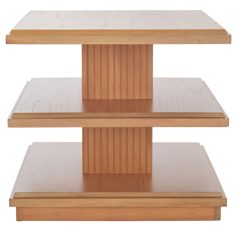 Mesa auxiliar de 2 estantes