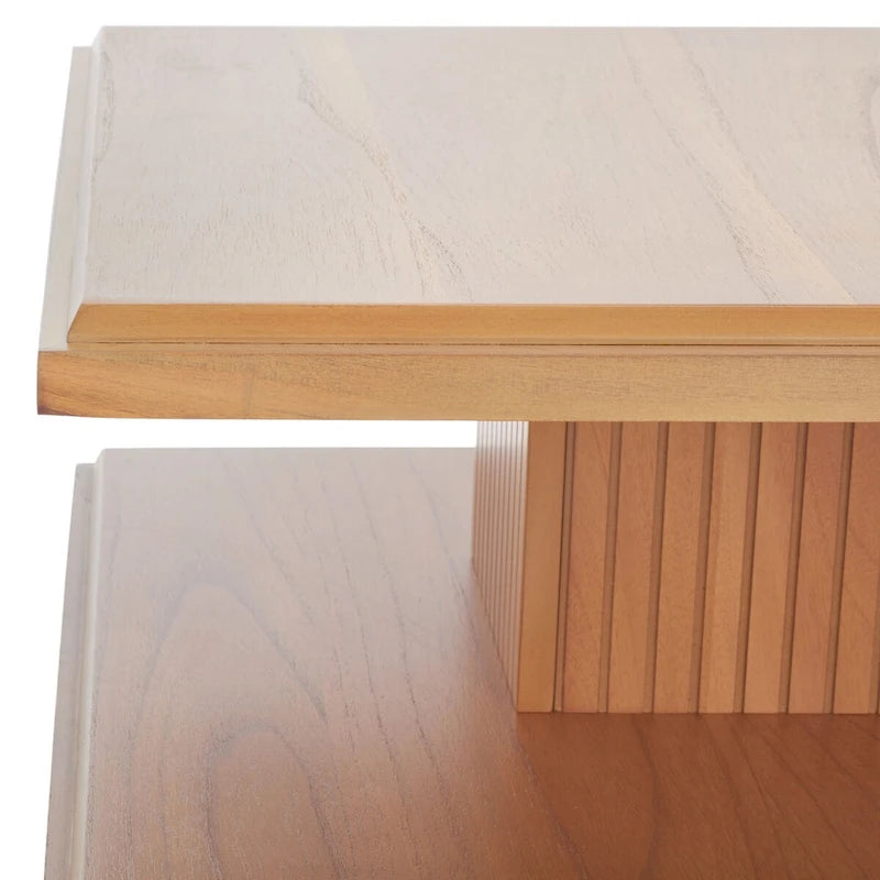 Mesa auxiliar de 2 estantes