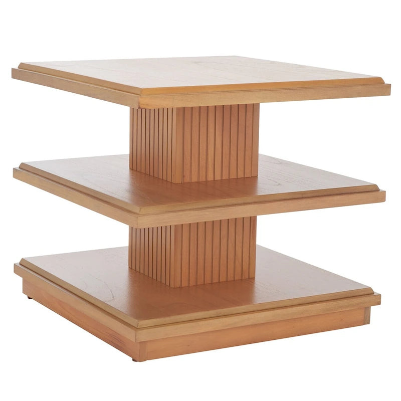Mesa auxiliar de 2 estantes