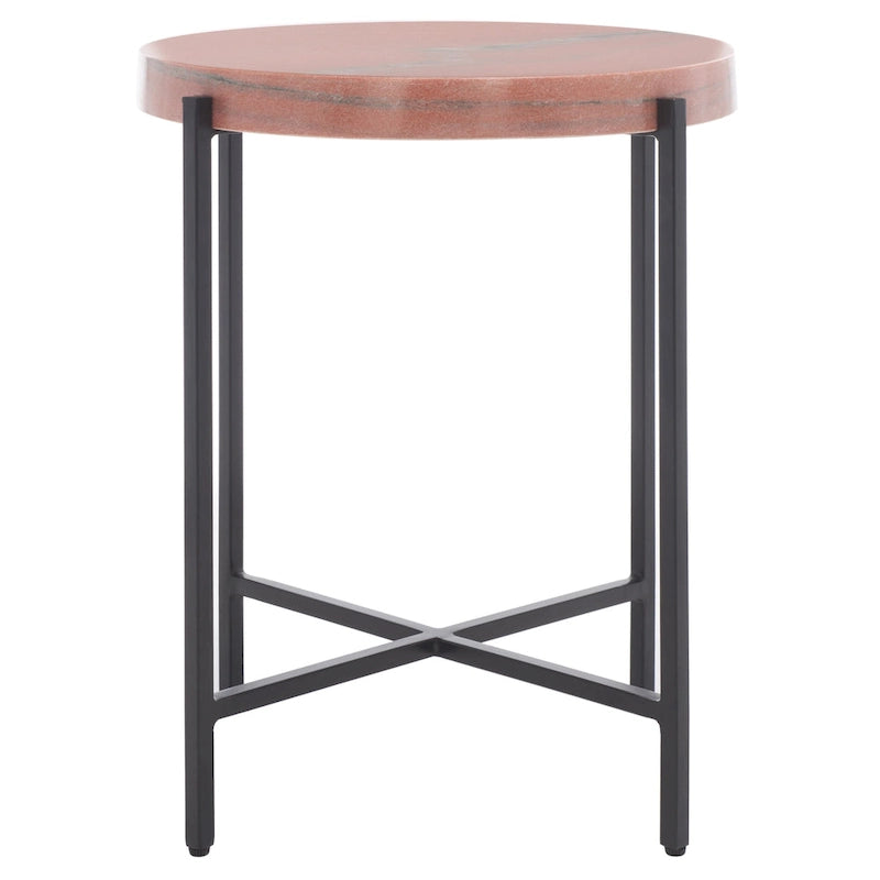 Mesa auxiliar con tablero de piedra