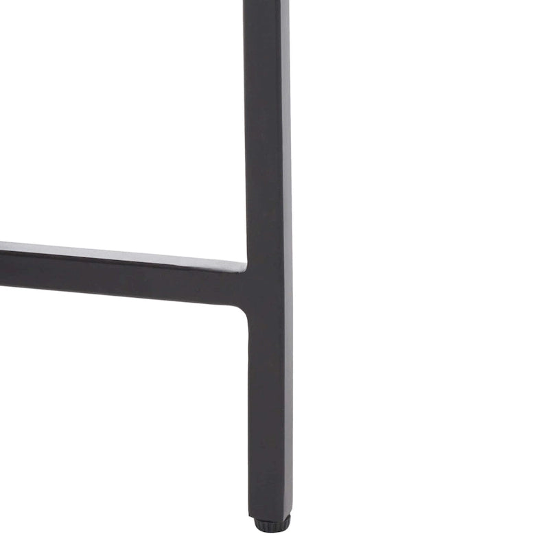 Mesa auxiliar con tablero de piedra