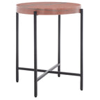 Mesa auxiliar con tablero de piedra