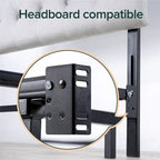 Base de cama doble Compack de 6 patas