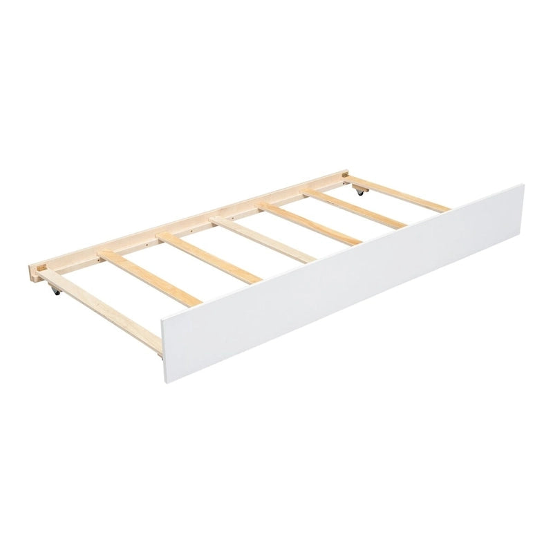 Cama tipi con dosel de tamaño individual con nido para dormitorio