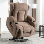 Sillón reclinable para sala de estar con bolsillo lateral