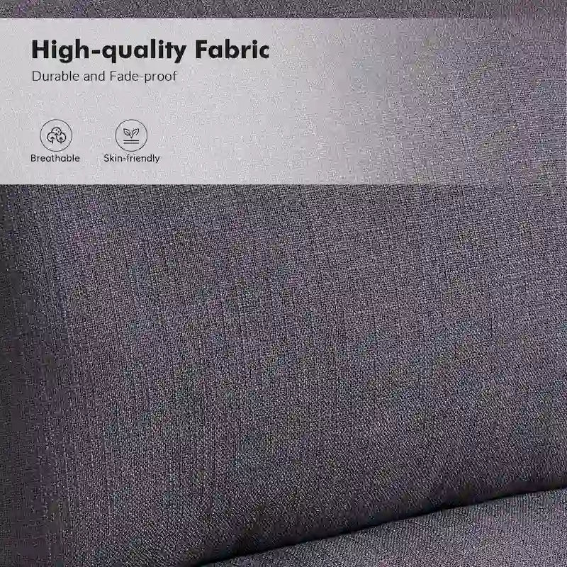 Base de cama tapizada con plataforma