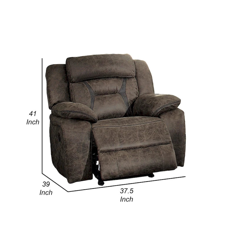 Sillón reclinable deslizante manual