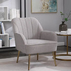 Sillón moderno con apoyabrazos anchos