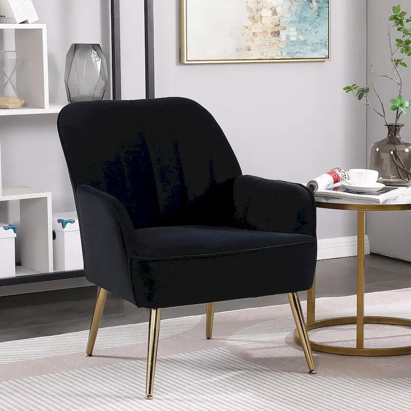 Sillón moderno con apoyabrazos anchos