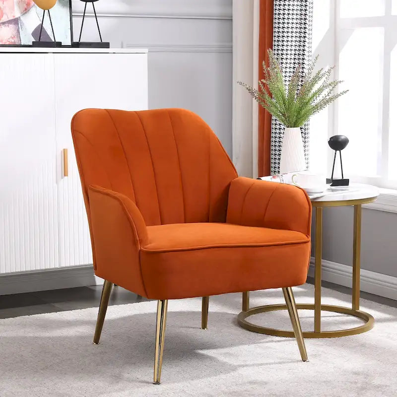 Sillón moderno con apoyabrazos anchos