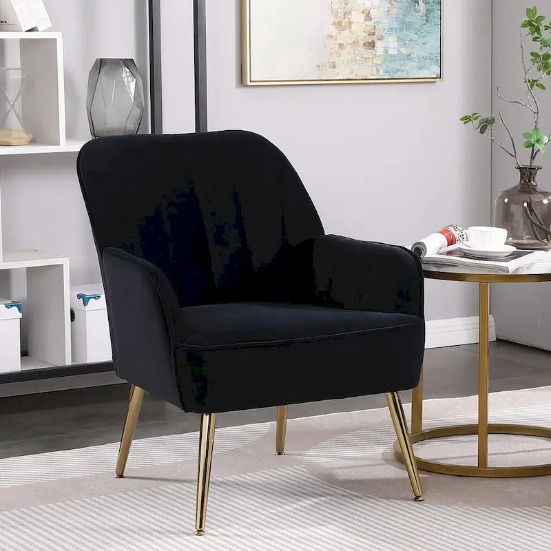 Sillón moderno con apoyabrazos anchos