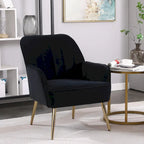 Sillón moderno con apoyabrazos anchos