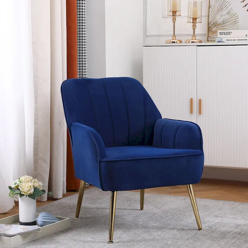 Sillón moderno con apoyabrazos anchos