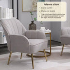 Sillón moderno con apoyabrazos anchos