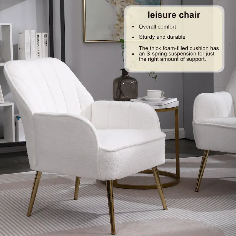 Sillón moderno con apoyabrazos anchos