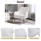 Sillón moderno con apoyabrazos anchos