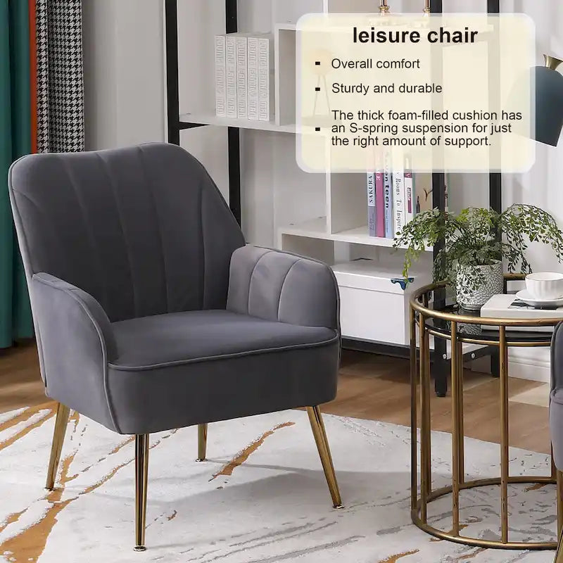 Sillón moderno con apoyabrazos anchos