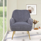 Sillón moderno con apoyabrazos anchos