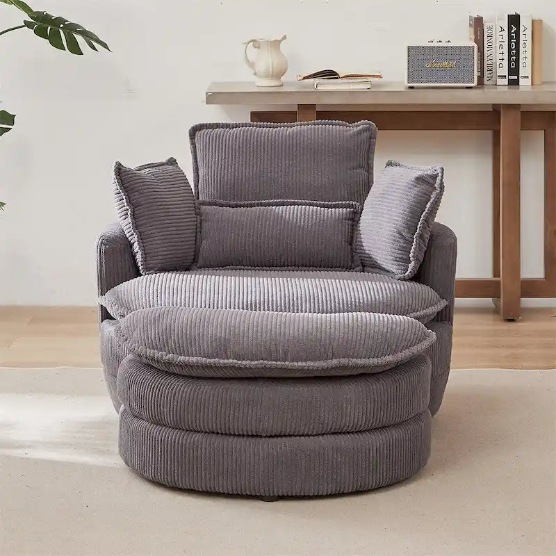 Sillón Acentual Tapizado en Terciopelo