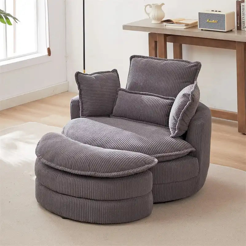 Sillón Acentual Tapizado en Terciopelo