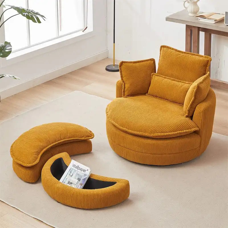 Sillón Acentual Tapizado en Terciopelo