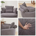 Sillón Acentual Tapizado en Terciopelo