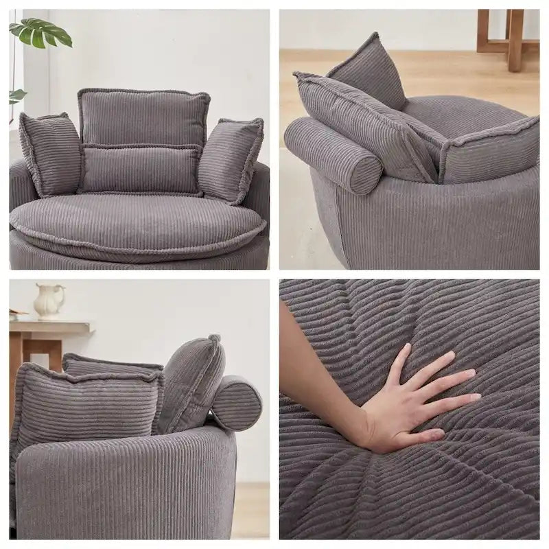 Sillón Acentual Tapizado en Terciopelo