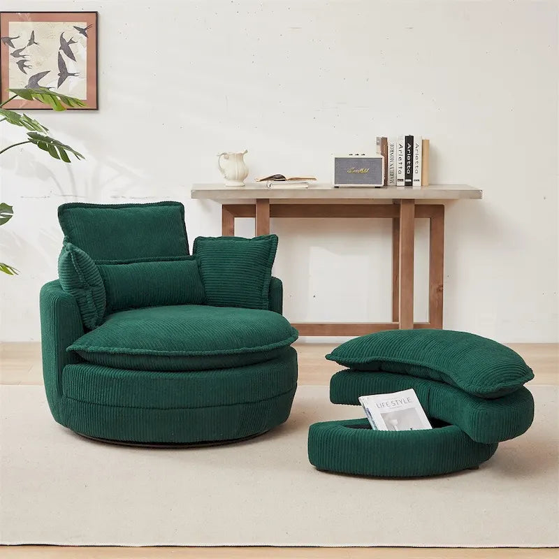 Sillón Acentual Tapizado en Terciopelo