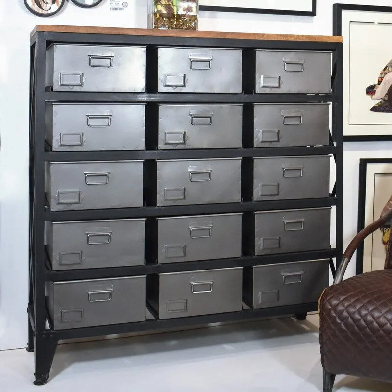 Armario de almacenamiento industrial - 15 x 48 x 50