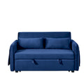 Sofá Cama Convertible Moderno de 55" con 2 Bolsillos Laterales Desmontables
