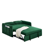Sofá Cama Convertible Moderno de 55" con 2 Bolsillos Laterales Desmontables