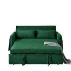 Sofá Cama Convertible Moderno de 55" con 2 Bolsillos Laterales Desmontables