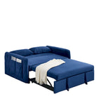 Sofá Cama Convertible Moderno de 55" con 2 Bolsillos Laterales Desmontables