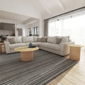 Sejo Coffee Table, 34 Inch Round Top with Fluted Base in Natural Brown Mango Wood