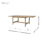 Mesa de comedor mariposa con extensión de 20"