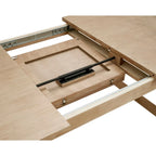 Mesa de comedor mariposa con extensión de 20"
