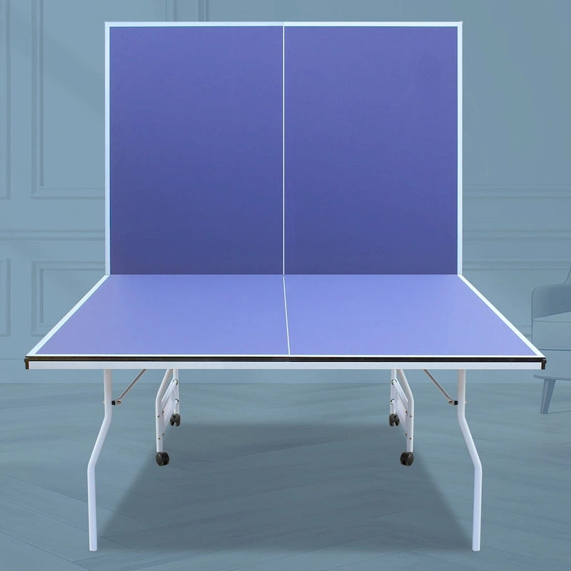 Mesa de ping-pong de 2,74 m, plegable y portátil, juego de mesa de ping-pong