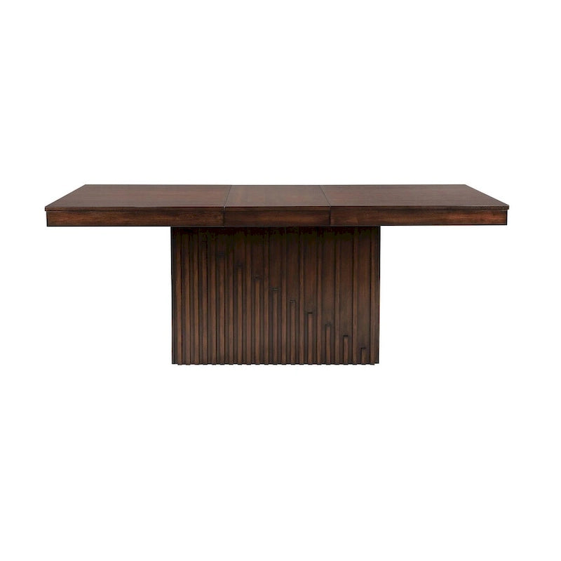 Juego de comedor de 7 piezas Mango Roble