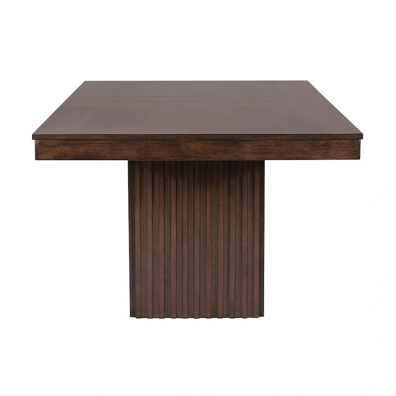 Juego de comedor de 7 piezas Mango Roble